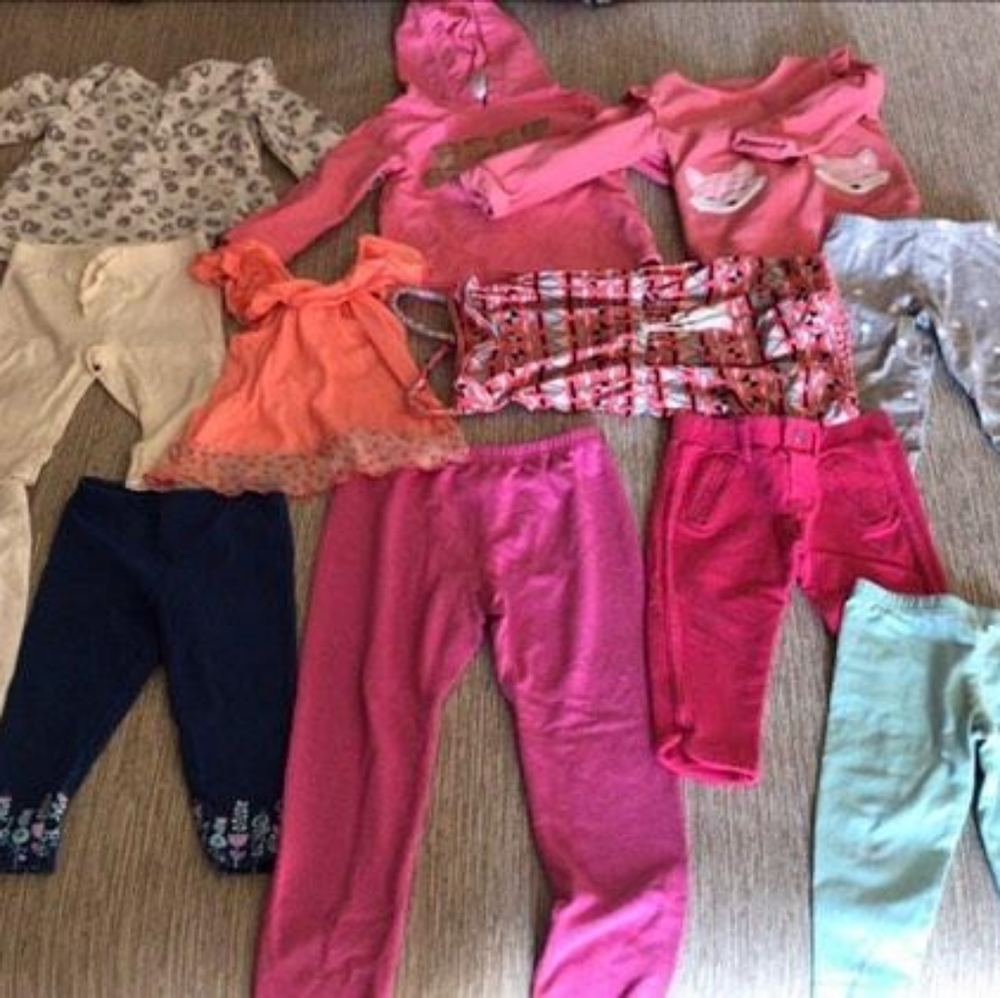 Toddler girl clothing lot